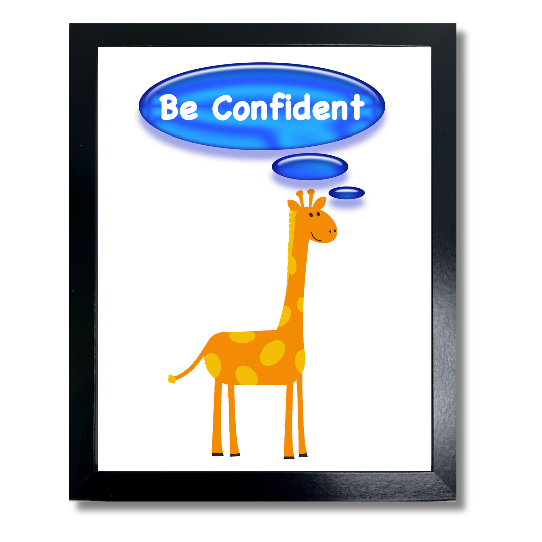 Children's Motivational Prints - Be Confident