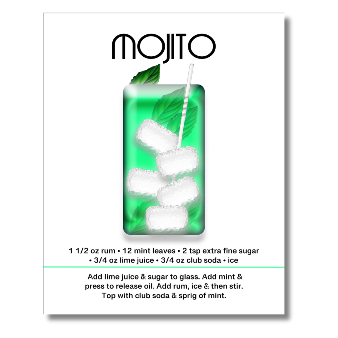Art Deco Cocktail Print - Mojito