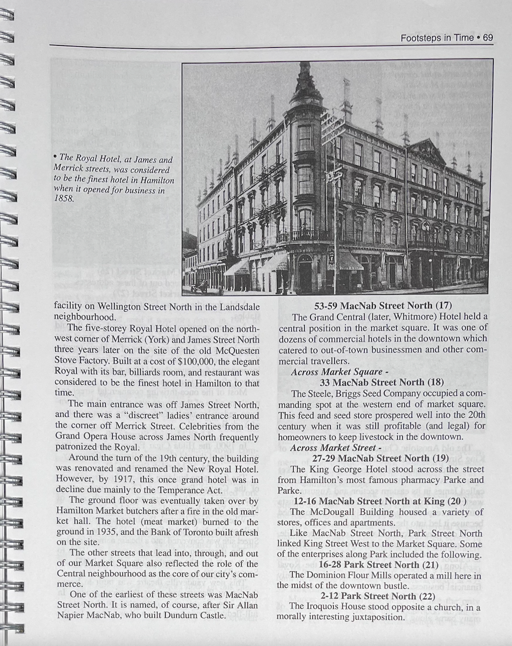 Footsteps in Time Vol. 1 - Exploring Hamilton's Heritage Neighbourhoods
