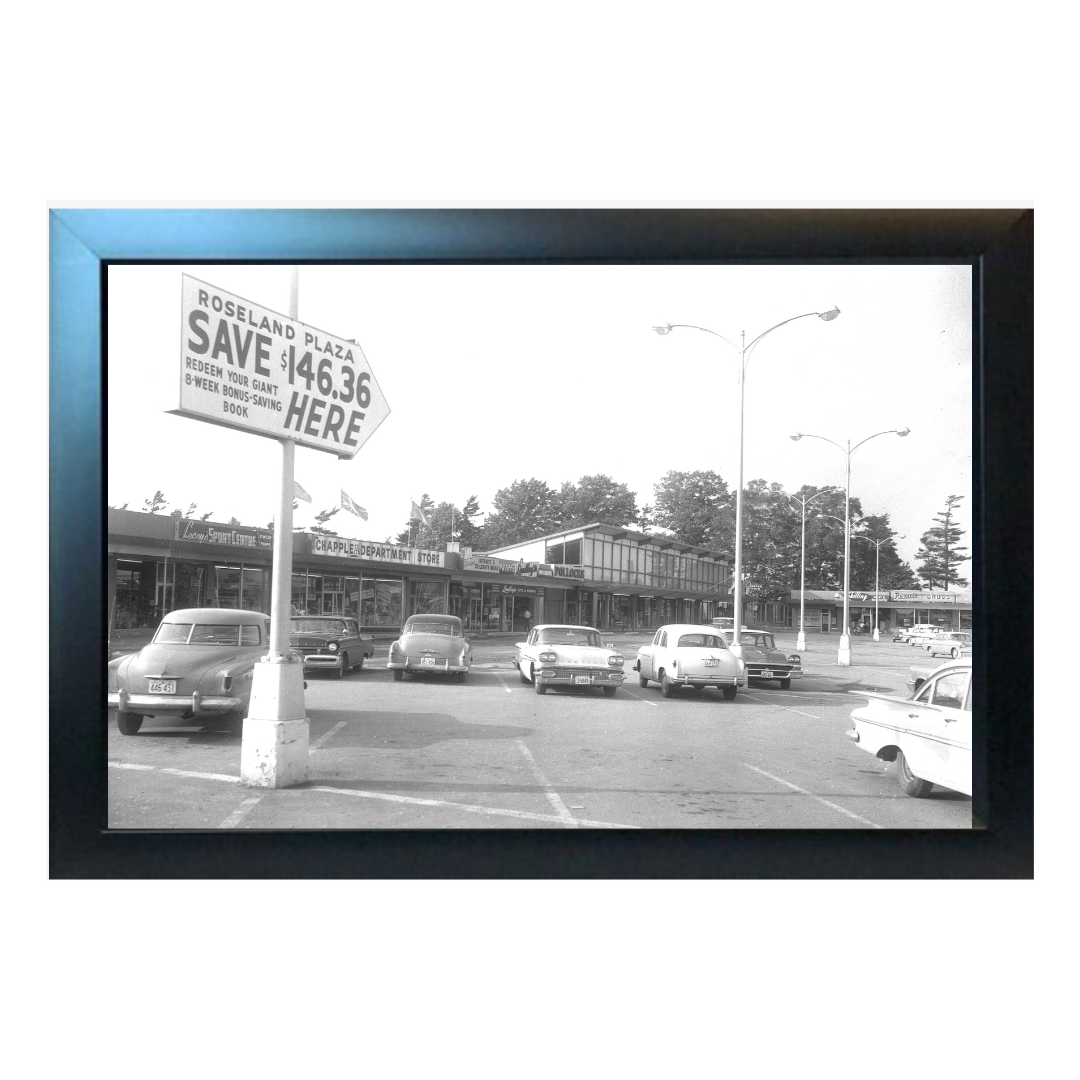 Roseland Plaza, Burlington Heritage Print