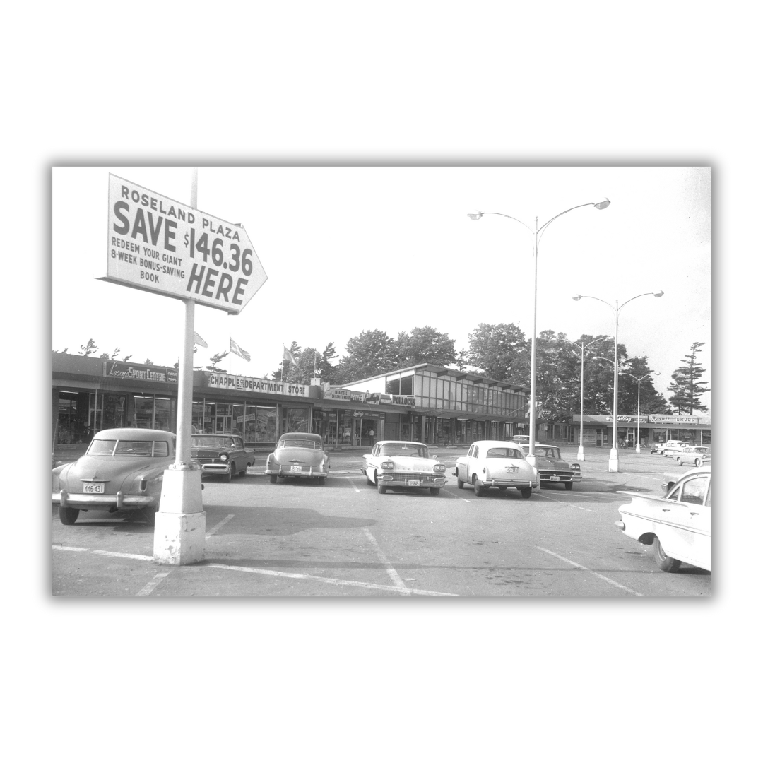 Roseland Plaza, Burlington Heritage Print